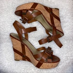GUESS Cork Wedge Heel